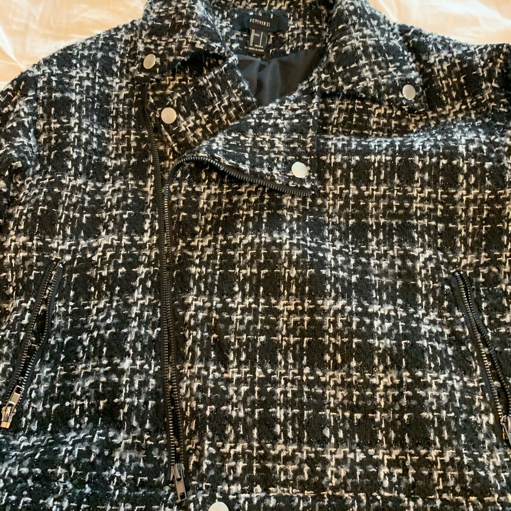 Rue 21 Tweed Bomber Style Jacket - Picture 14 of 14